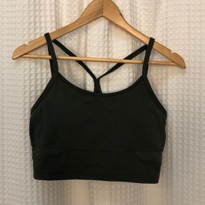 Athleta Bra/Crop Top - Olive Green - M